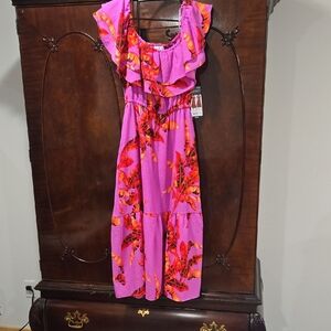 Sofia by Sofia Vergara Pink Textured Dress